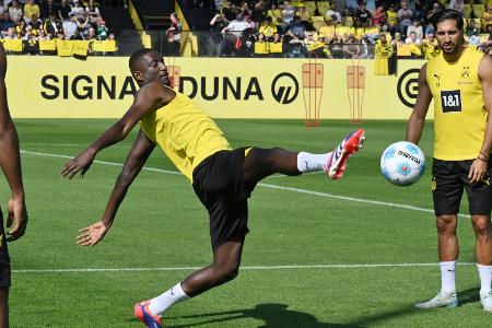 Guirassy im BVB-Training: Guirassy im BVB-Training: