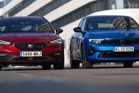 Opel Astra ST 1.5 Diesel, Seat Leon ST 2.0 TDI Opel Astra ST 1.5 Diesel, Seat Leon ST 2.0 TDI
