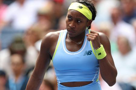 New York: Gauff nach Anlaufschwierigkeiten im Achtelfinale New York: Gauff nach Anlaufschwierigkeiten im Achtelfinale