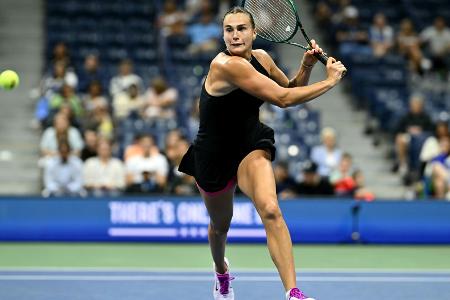 Sabalenka müht sich ins Achtelfinale der US Open Sabalenka müht sich ins Achtelfinale der US Open
