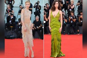 Stella Maxwell und Emily Ratajkowski: Gewagter Auftritt in Venedig