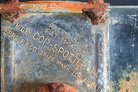 Elmer Berger, Cop-Spotter, Rückspiegel, 1921, 01/2016