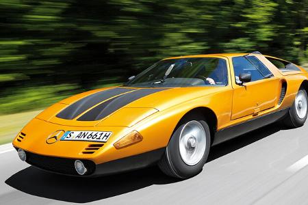 Mercedes C111, Frontansicht