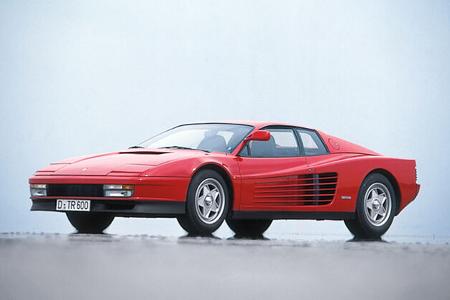 Ferrari Testarossa, Seitenansicht