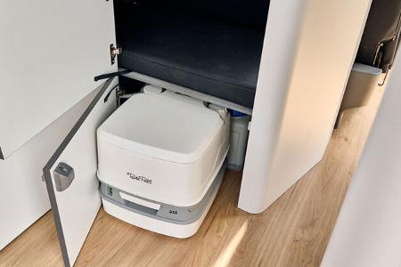 Ford Nugget Campervan Porta Potti