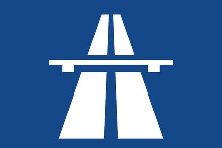 Symbole auf Autobahnschildern und deren Bedeutung