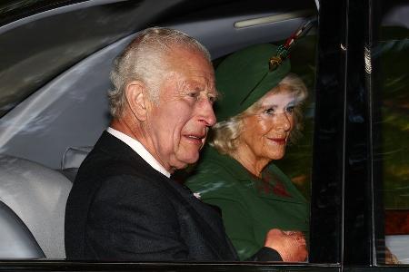 Charles besucht Gottesdienst an Todestag von Queen Elizabeth II. Charles besucht Gottesdienst an Todestag von Queen Elizabeth II.