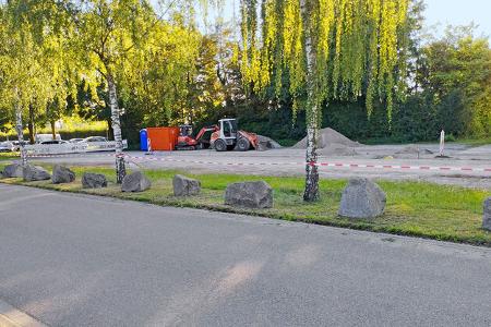 Camping-Car Park, Bauzeit