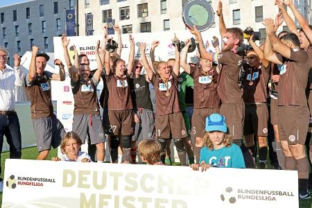 Blindenfußball: St. Pauli holt deutsche Meisterschaft Blindenfußball: St. Pauli holt deutsche Meisterschaft