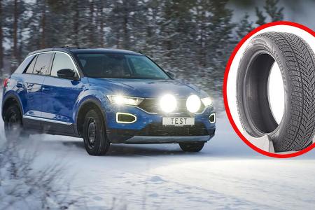 ADAC Winterreifen Test 2024 Goodyear UltraGrip Performance 3 VW T-Roc