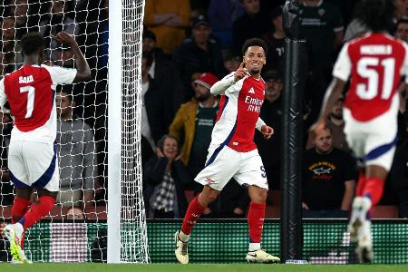 Joker Havertz trifft: Arsenal im League Cup weiter Joker Havertz trifft: Arsenal im League Cup weiter