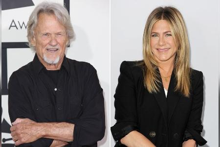 Jennifer Aniston erinnert an Kris Kristofferson: Jennifer Aniston erinnert an Kris Kristofferson:
