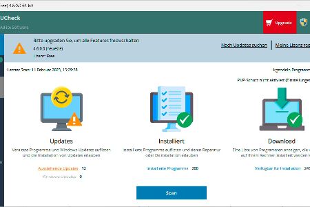 Adlice UCheck - UCheck erkennet veraltete Software und prüft auf verfügbare Updates, um Sicherheitslücken zu schließen.