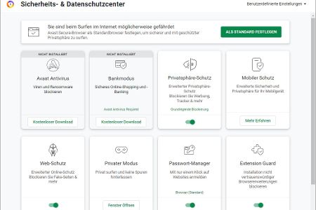 Avast Secure Browser - Der Avast Secure Browser schützt Deine Privatsphäre, blockiert unerwünschte Add-ons und sichert beim Surfen.