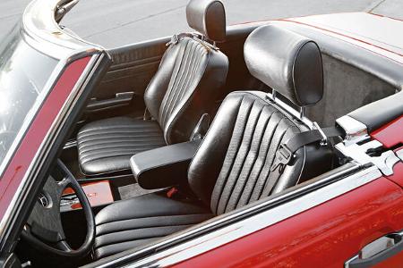 Mercedes-Benz 300 SL, Sitze