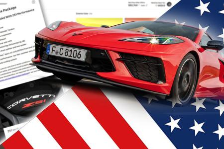 Chevrolet Corvette USA Konfigurator Preisunterschied Chevrolet Corvette USA Konfigurator Preisunterschied