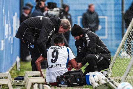 Sehnenabriss: Torjäger Glatzel fehlt HSV monatelang Sehnenabriss: Torjäger Glatzel fehlt HSV monatelang