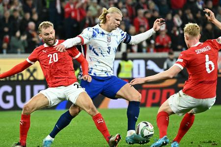 Österreich schlägt Haaland und zieht an Norwegen vorbei Österreich schlägt Haaland und zieht an Norwegen vorbei