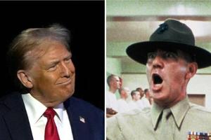 Donald Trump blamiert sich mit Filmclip aus "Full Metal Jacket"