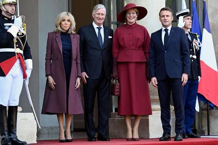 Belgisches Königspaar auf Staatsbesuch in Frankreich Belgisches Königspaar auf Staatsbesuch in Frankreich