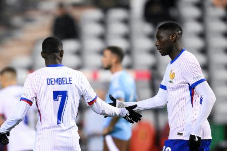 Doppelpack Kolo Muani: Frankreich gewinnt in Belgien Doppelpack Kolo Muani: Frankreich gewinnt in Belgien