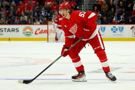 NHL: Seider und Detroit verlieren in New York NHL: Seider und Detroit verlieren in New York