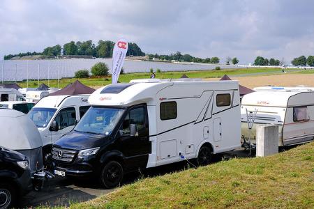 kompakte Frankia Neo auf dem Fahrercamp