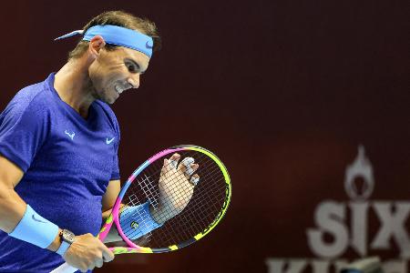 Abschiedstournee: Nadal unterliegt Djokovic in Saudi-Arabien Abschiedstournee: Nadal unterliegt Djokovic in Saudi-Arabien