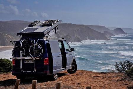 Camping, Bulli, Campervan, Küste, Meer Camping, Bulli, Campervan, Küste, Meer