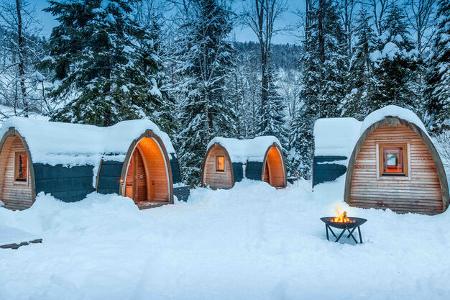 Glamping Resort Atzmänning mit Holz-Iglus, Schweiz