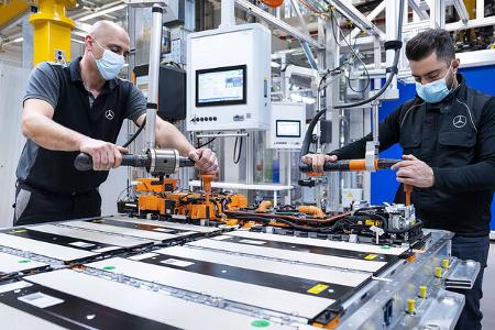 03/2022, Mercedes Batterie Recycling Werk Kuppenheim 03/2022, Mercedes Batterie Recycling Werk Kuppenheim