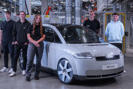 Audi A2 E-Tron Auszubildenden Projekt