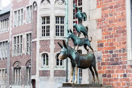 Statue der Bremer Stadtmusikanten