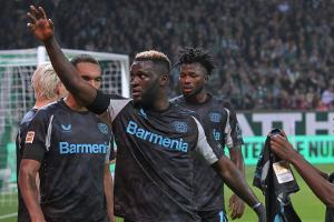 Bei Boniface-Comeback: Bayer verschenkt Punkte