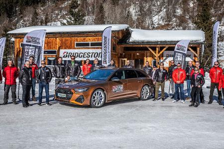 Winterfahrtraining von auto motor und sport und Bridgestone