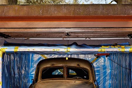 Cord 812, Frontansicht, Garage