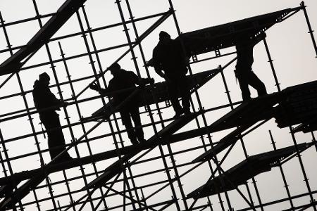 Die deutsche Wirtschaft schwächelt - auch die Baubranche steckt in der Krise (Archivbild). Die deutsche Wirtschaft schwächelt - auch die Baubranche steckt in der Krise (Archivbild).
