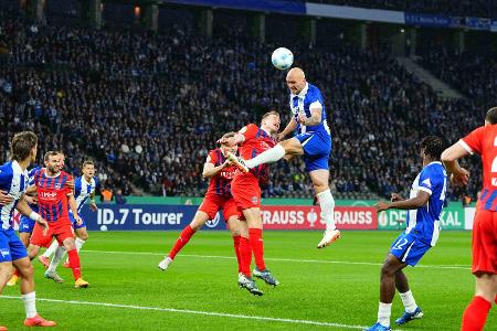 Favoriten gestürzt: Hertha schaltet Heidenheim aus Favoriten gestürzt: Hertha schaltet Heidenheim aus