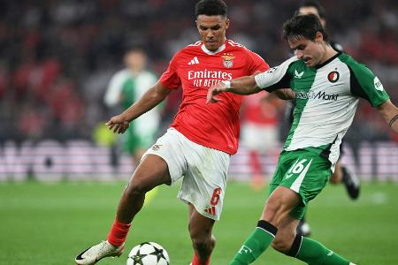 Bayern-Gegner Benfica ohne Verteidiger Bah