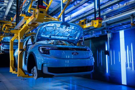 Ein Ford Explorer im Kölner Werk. Ein Ford Explorer im Kölner Werk.