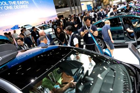 Auf der IAA 2025 ist auch wieder ein chinesischer Autokongress geplant. (Archivbild) Auf der IAA 2025 ist auch wieder ein chinesischer Autokongress geplant. (Archivbild)
