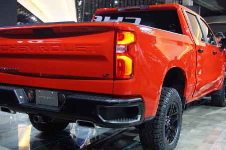 NAIAS 2018 Detroit Impressionen Auspuff Blende
