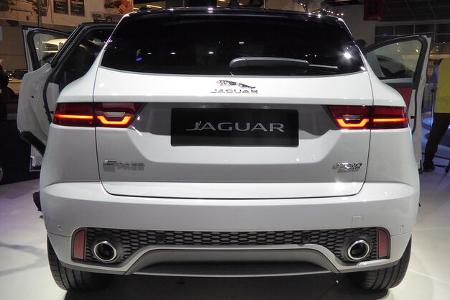 Jaguar E-Pace - Auspuff - IAA Frankfurt 2017