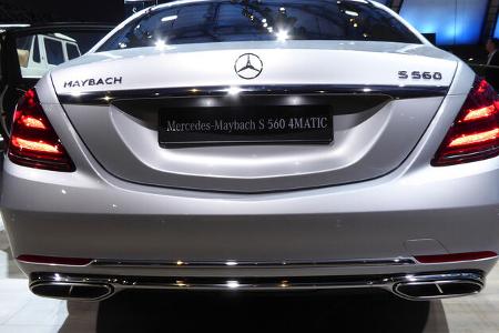 Mercedes Maybach S560 - Auspuff - IAA Frankfurt 2017