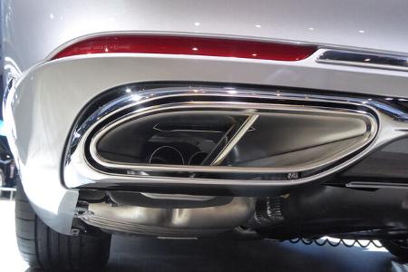 Mercedes Maybach S560 - Auspuff - IAA Frankfurt 2017