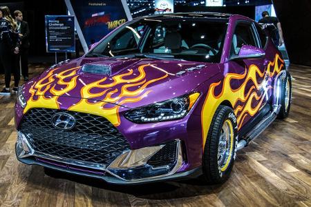 NAIAS 2018 Detroit Impressionen Auspuff Blende