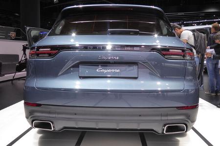 Porsche Cayenne - Auspuff - IAA Frankfurt 2017