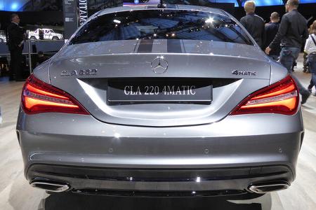 Mercedes CLA 220 - Auspuff - IAA Frankfurt 2017