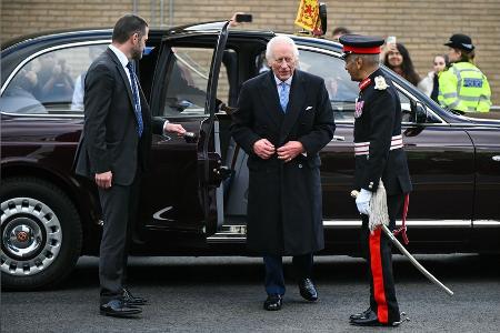 Arbeiten am Geburtstag: König Charles gut gelaunt in London Arbeiten am Geburtstag: König Charles gut gelaunt in London