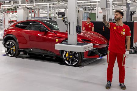 Ferrari E-Building Maranello (2024) Produktionshalle